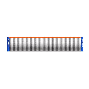 Transemion Filet de Tennis Polyvalent Profitez de Plaisirs Multisports Partout Filet Robuste en Polyester pour Volleyball Filet de Tennis comme Illustré 1 Ensemble