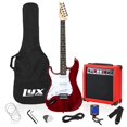 thumbnail image 1 of LyxPro Left Handed 39” Electric Guitar & Electric Guitar Accessories, Red, 1 of 7