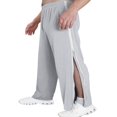 thumbnail image 2 of QJUHUNG Tear Away Pants for Men Side Zipper Sweatpants Zip Leg Breakaway Pants Post Surgery Recovery Pants, 2 of 3