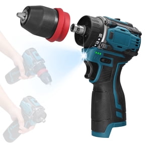 18V Sans fil 2-in-1 Conducteur de forage - 45Nm Torque, LED Lumière de travail, indicateur de puissance, système de refroidissement efficace - Idéal pour l'amélioration de la maison, l'assemblage de meubles, DIY Travail du bois, Forage dans