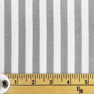 Fabric Creations Grey Stripe Cotton Fat Quarter 45 × 53 cm (18 × 21 in)