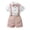 Pink-1, variant on Infant Gentleman Outfit Set Formal Dress Shirt Suspender Easter Baby Boy Outfit Toddler Boy Outfit 6-9 Months