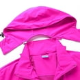 thumbnail image 3 of Veste de Pluie pour Femmes Ski Extérieur Grande Taille Veste Coupe-Vent à Capuche, 3 of 8