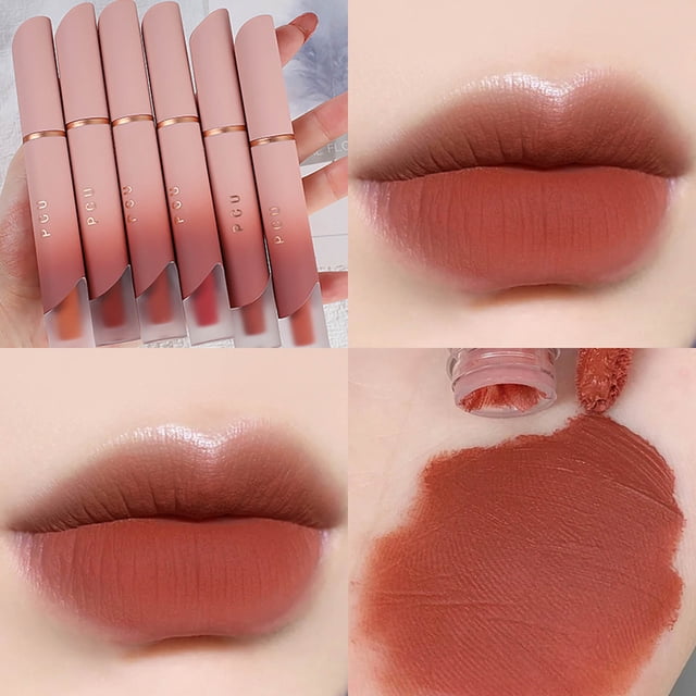 HOARBOEG Lip And Cheek-Use Powder Blusher Mist Does Not Stick To The Ccup White Matte Lip Glaze Clearance Sale