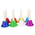 thumbnail image 2 of Cloche à Main Jouet Instrument de Musique, Ensemble de Cloches en Métal Colorées pour Enfants, avec Guide de Cloches Musicales pour Apprendre, Processus Amusant pour Jouer en Classe de Musique, 2 of 7