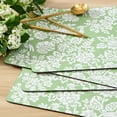 thumbnail image 4 of Laura Ashley Napperons en Liège 16 x 12 Pouces pour Tables de Cuisine et de Salle à Manger, Résistants à la Chaleur, Durables, Faciles à Nettoyer, Ensemble de 4, Adain Palace, 4 of 6