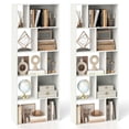 thumbnail image 1 of Costway 2 PCS Floor Standing Open Bookshelf with 10 Cubbies 5 Back Anti-falling Panels, 1 of 1