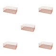 thumbnail image 1 of Redempat Rosegold Multi-functional Storage Basket - Organized And Efficient Solution For Office Storage Rose Gold 24.5*16.5*6.5cm,Large basket 5Set, 1 of 6