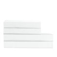 thumbnail image 2 of Opulent Ensemble de Draps en Rayonne de Bambou - Grand Lit - Blanc, 2 of 3
