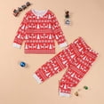 thumbnail image 1 of Pjs pour Adolescentes Tenue Parent-Enfant Costumes de Noël Patchwork à Carreaux Imprimés Vêtements de Maison Col Rond Manches Longues Pyjamas Ensemble Deux Pièces Enfants Assortis Pyjamas de Noël en Liquidation, 1 of 9