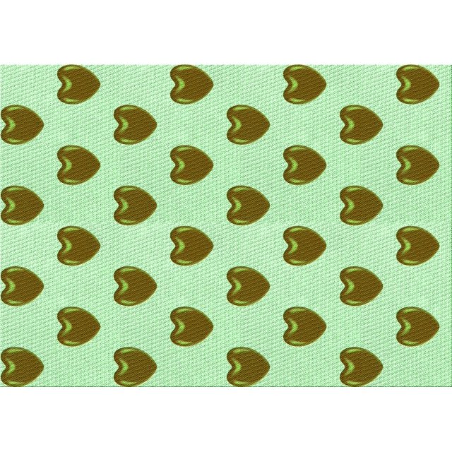 Ahgly Company Machine Washable Indoor Rectangle Transitional Mint Green Area Rugs, 2' x 4'
