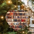 thumbnail image 1 of Cqxid Hangs Under $5 Book Lovers Heart Decorations Reading Books Christmas Decorations Librarian Books Decorations Books Stack Pendants, 1 of 7