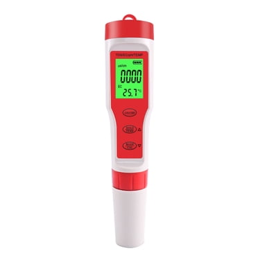 Amdohai TDS Meter 4-in-1 Digital Water Tester Pen with PH TDS EC Temperature Measurement High Accuracy