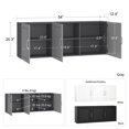 thumbnail image 3 of Kendall 54" Wall Cabinet, Gray, 3 of 8