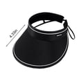 thumbnail image 3 of Fridja Sales Sun Hat Sun Protection Sunshade Outdoor Travel Riding Beach Empty Sun Hat , Can Adjustment Fit Visor,with Sweatband Travel Essentials, 3 of 6