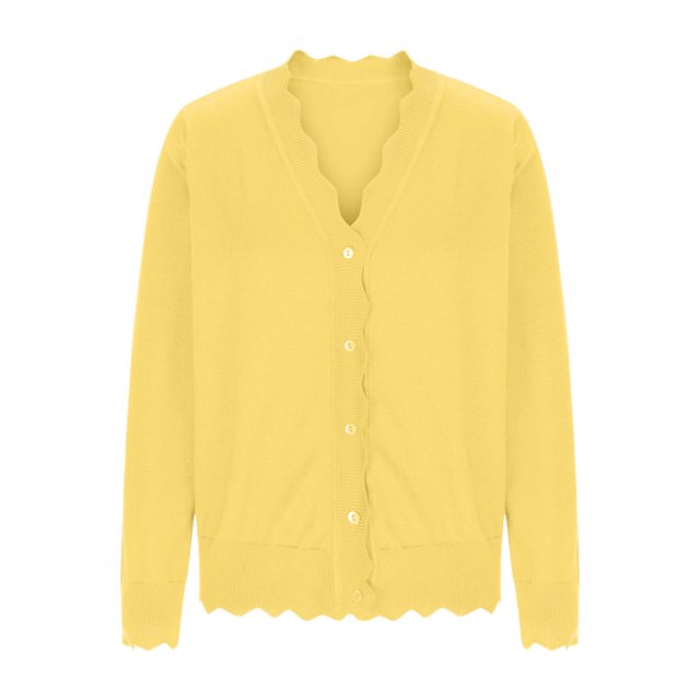 Erwazi Cardigans pour Femmes Automne Tendance à Boutons, Ouvert à l'Avant, Cardigans Légers