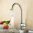 thumbnail image 2 of Robinet de Cuisine en Acier Inoxydable avec Buse d'Eau Rotative, Conception Rétractable, Arroseur Pivotant à 360°, et Sortie d'Eau Uniforme pour la Conservation de l'Eau, 2 of 5