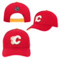 thumbnail image 4 of NHL Youth Calgary Flames Pre-Curve Snapback Cap, 4 of 4