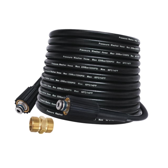 QualitChoice Tuyau de Remplacement Haute Pression Haute Performance Anti-Coude M22 Filetage Femelle 10 m 10 m