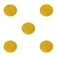 thumbnail image 3 of Maytalsory Sturdy And Durable Table Mats For Everyday Wide Application Place Mats yellow 5Set, 3 of 6