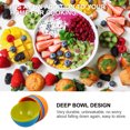 thumbnail image 3 of 10pcs Unbreakable Plastic Bowl Lightweight Soup Bowl Noodle Bowl Tableware, 3 of 8