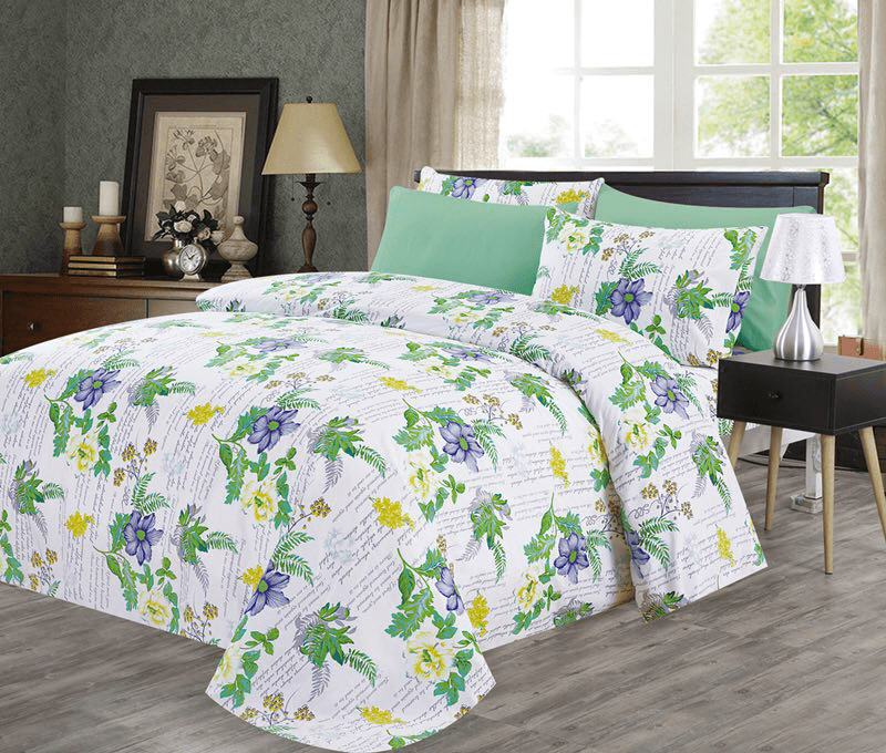 Hotel Club 1200 Super Soft 6-Piece Print Sheet Set (Twin, Ava)