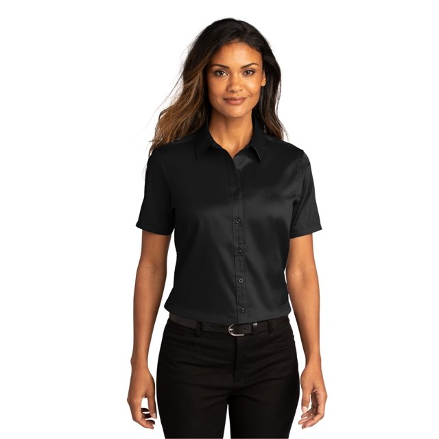 Port Authority Chemise à Manches Courtes SuperPro React Twill pour Femmes - LW809