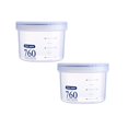 thumbnail image 1 of Oleegame 2PC Produce Storage Round Plastic Sealed Jar Storage Jar Kitchen Multigrain Storage Box, 1 of 7