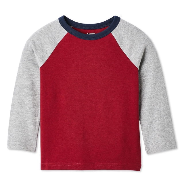 T-shirt à manches longues raglan George pour petits garçons
