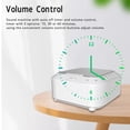 thumbnail image 3 of Sound Machine, 28 Soothing Sounds 3 Gear Timing Sleep Aid Sleep White Noise Machine Noise Reduction Compact Structure With Night Light For Office For Baby, 3 of 8