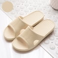 thumbnail image 2 of MIASHUI Shower Slippers Shoes for Women Beach Pool Slides Sandals Water Shoes,Beige,6, 2 of 4