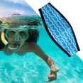 thumbnail image 3 of Scuba Gear Diving Slap Straps, Neoprene Cover and Snorkel , Blue, 3 of 8