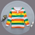 thumbnail image 2 of Children'S Shirt Long Sleeve Tee With Mock Neck Two Piece Design For Boys And Girls Yellow 110/3 —4, 2 of 3