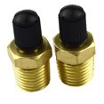 thumbnail image 2 of koolsoo 3x 2 Sets 1/4 Inch NPT Plated Brass Air Compressor Male Tank Fill Valve, 2 of 6