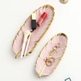 thumbnail image 2 of Leaf Plate Realistic Feather Tray Table Decoration Ceramic Jewelry Ring Trinket Dish Holder Decorative Serving, 2 of 8