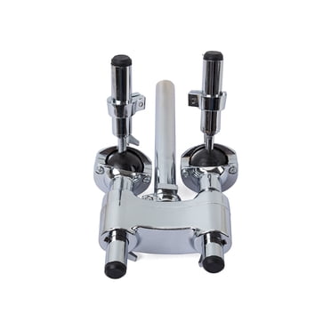 facefd Double Tom-tom Holder Drum Set Dual Stand Bracket Replacement DIY Drummer Musical Repairing Mount Support Accessory