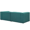 thumbnail image 4 of Modway Mingle 2-Piece Fabric Upholstered Loveseat in Teal Finish, 4 of 5