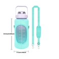 thumbnail image 3 of TIELUTT Half Gallon Cup Cup Sleeve Insulated Half Gallon Kitchen Containers Storage Set Dressing Container Food Containers with Lids 3 Compartments 1 Cup Glass Containers with Lids Pantry Storage Con, 3 of 7