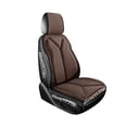 thumbnail image 3 of Coffee High Density Foam Core Car Seat Cushion Set Seat Pad Backrest Headrest Triple Set Mesh Cover Ventilated Cooling Automotive Accessory Coffee All Seasons Complete Interior Set, 3 of 7