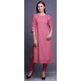 thumbnail image 3 of Bimba Kurta à Manches 3/4 Imprimée Kurti Droite Vêtements d'Été pour Femmes, 3 of 6