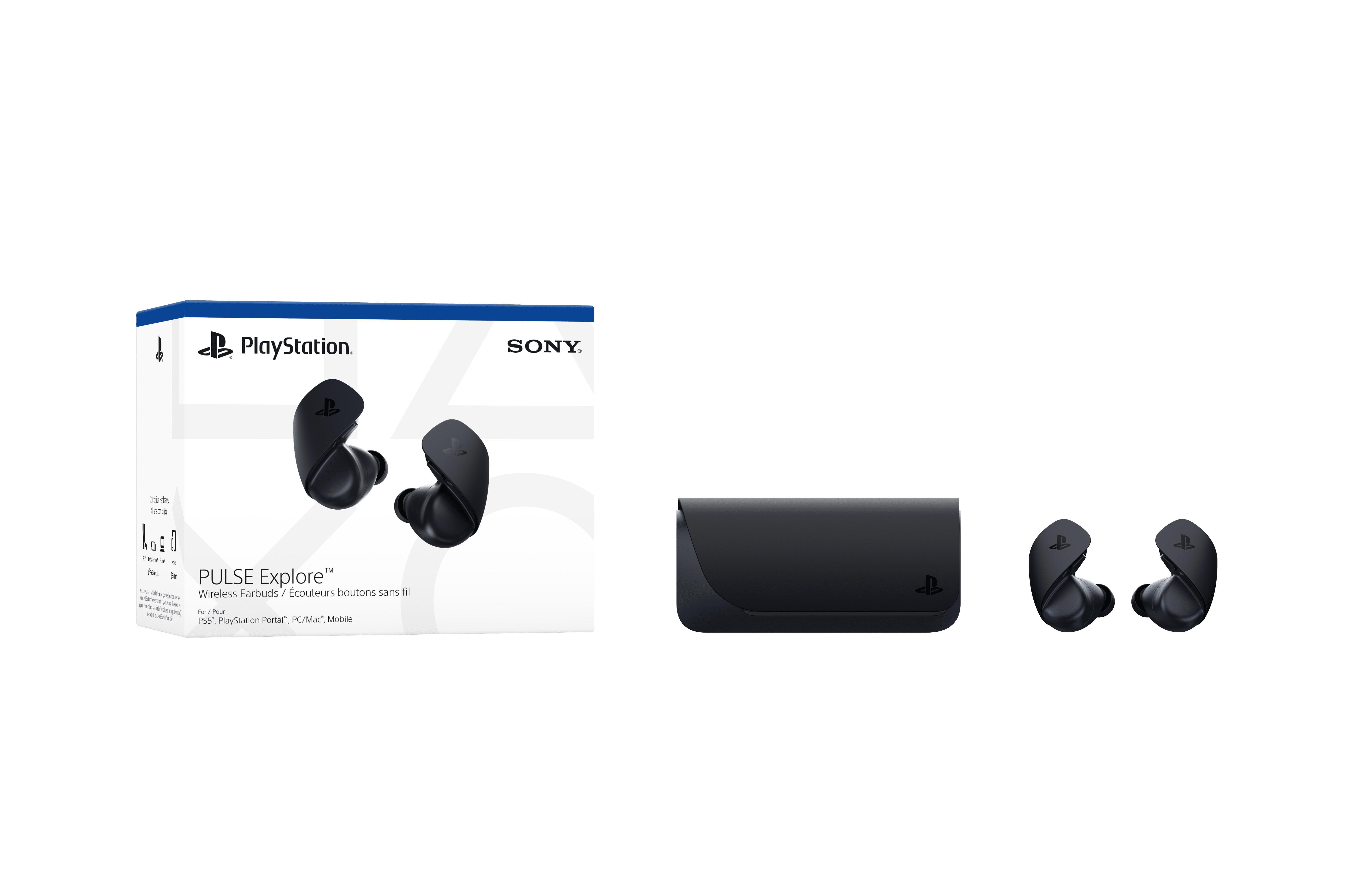 Écouteurs boutons sans fil PULSE Explore™– Noir de minuit