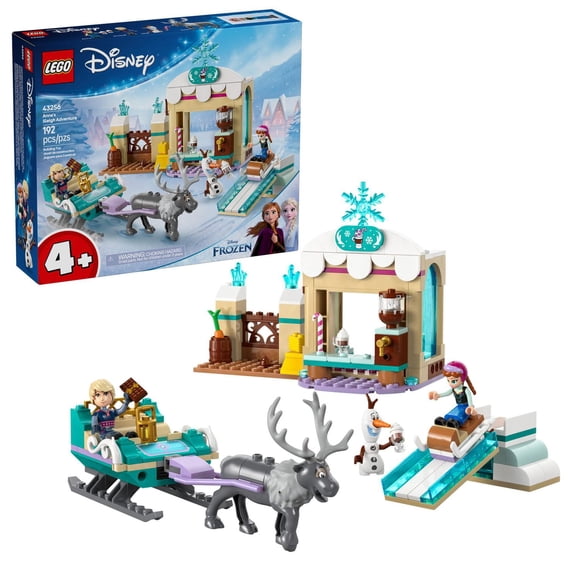 LEGO Disney Princess L’aventure en traîneau d’Anna 43256 Ensemble de construction (192 pièces)