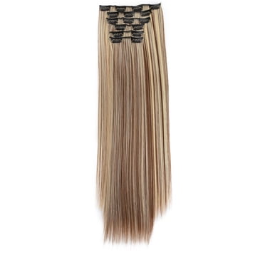 XZNGL Pinces à Cheveux Pinces pour Cheveux Pinces d'Extension de Cheveux Réelles en Remy Mode Cheveux Longue Pince dans Extensions de Cheveux Tête Complète Perruque Droite
