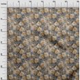 thumbnail image 3 of oneOone Cotton Flex Yellow Fabric Abstract Floral Sewing Craft Projects Fabric Prints By Yard 40 Inch Wide-1ra, 3 of 5
