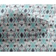 thumbnail image 4 of oneOone Tissu en Viscose Chiffon Triangle Ikat Imprimé 1 Yard 42 Pouces de Large, 4 of 4