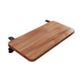 thumbnail image 3 of Tnarru Desk Extension Shelf Board Wrist Support Easy to Install Desk Extension Tray for Home Office Table Mount Adults Keyboard Tray Walnut Color, 3 of 8