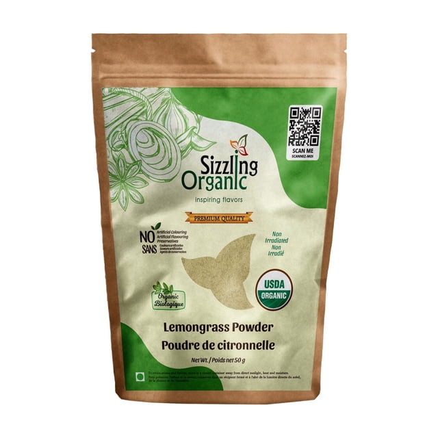 Lemongrass Powder - Sizzling Organic (50g)