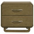 thumbnail image 3 of Amsbury 2-drawer Nightstand Bedside Table Nutmeg, 3 of 15