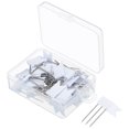 thumbnail image 1 of Unique Bargains Flag Map Push Pins, 1 Inch Travel Map Pins with Plastic Head, White, 50Pack, 1 of 6