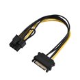 thumbnail image 2 of Câble, vers Câble PCI-E, Haute Performance Stable Durable Pratique pour Alimentation Ordinateur Portable Bureau, 2 of 2